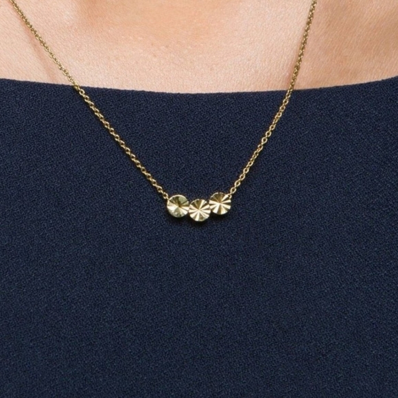 Aurora Brass Necklace by Purpose - Picture 7 of 12